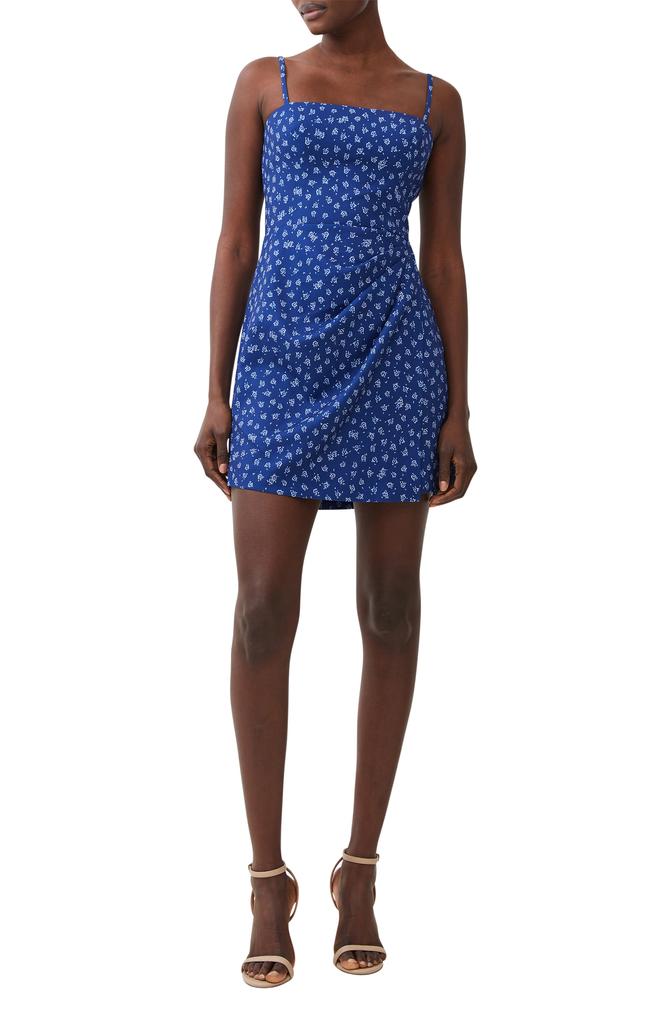 French Connection Aura Whisper Floral Faux Wrap Sundress