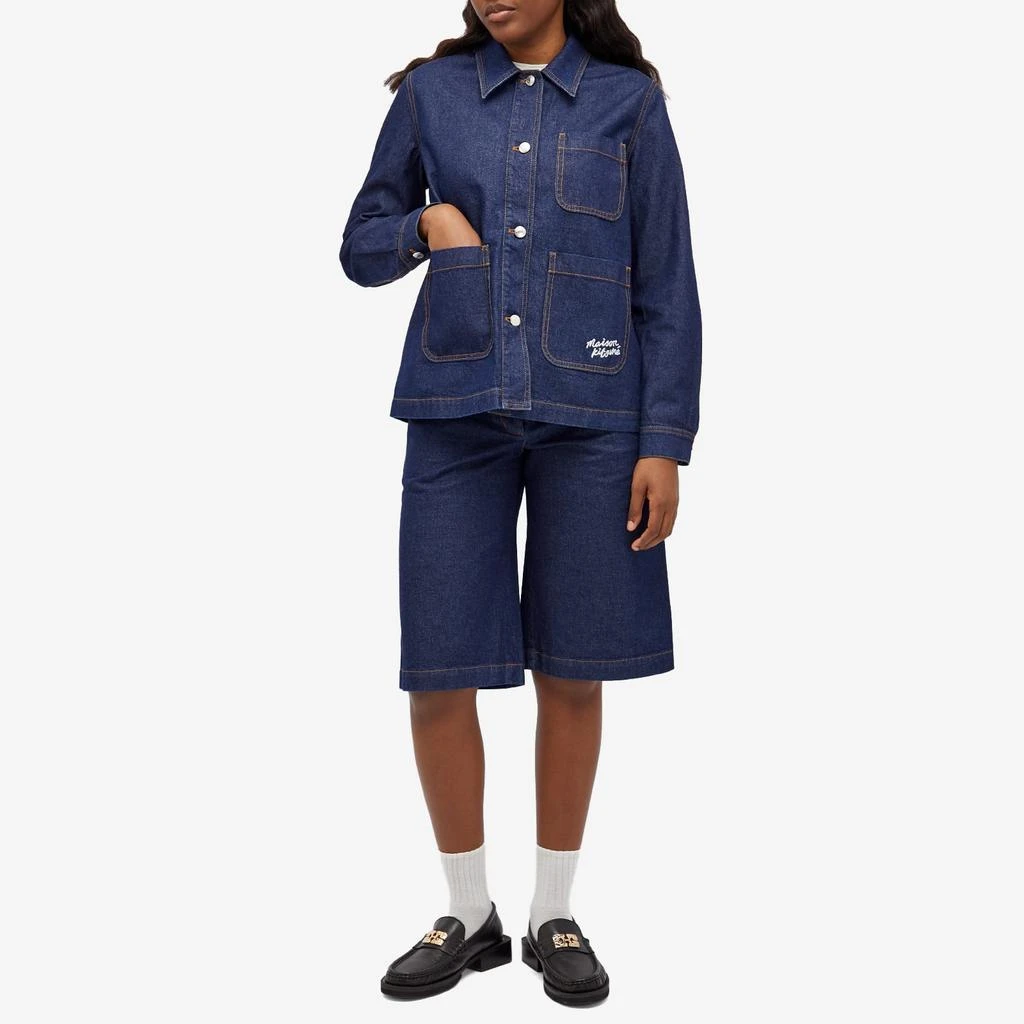 Maison Kitsune Maison Kitsune Workwear Denim Jacket 4