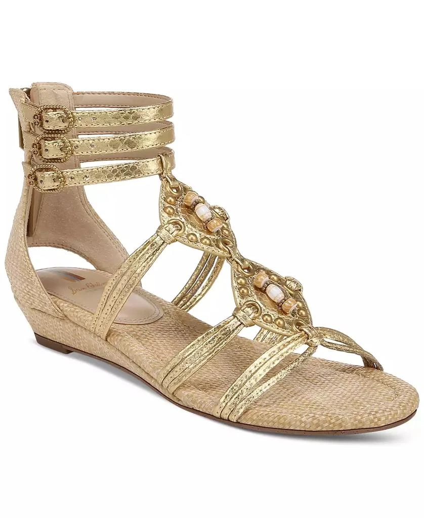 Sam Edelman Danica Beaded Demi-Wedge Gladiator Sandals 1