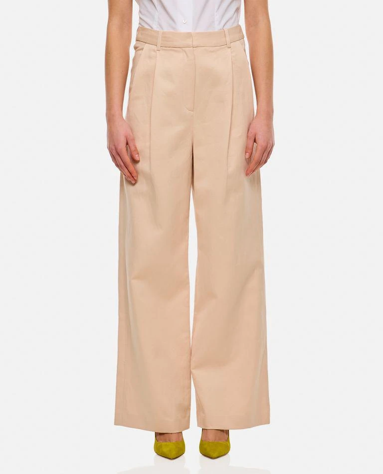 Loulou Studio Relaxed Cotton Linen Blend Pants 1