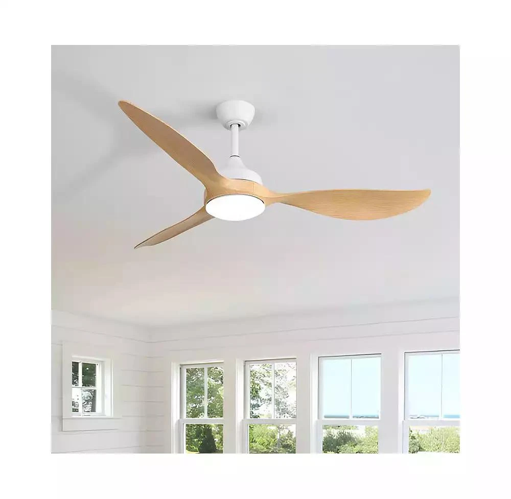 Sofucor 56-inch Modern 3-Blade Ceiling Fans with Led Pendant Lamp and Remote Control