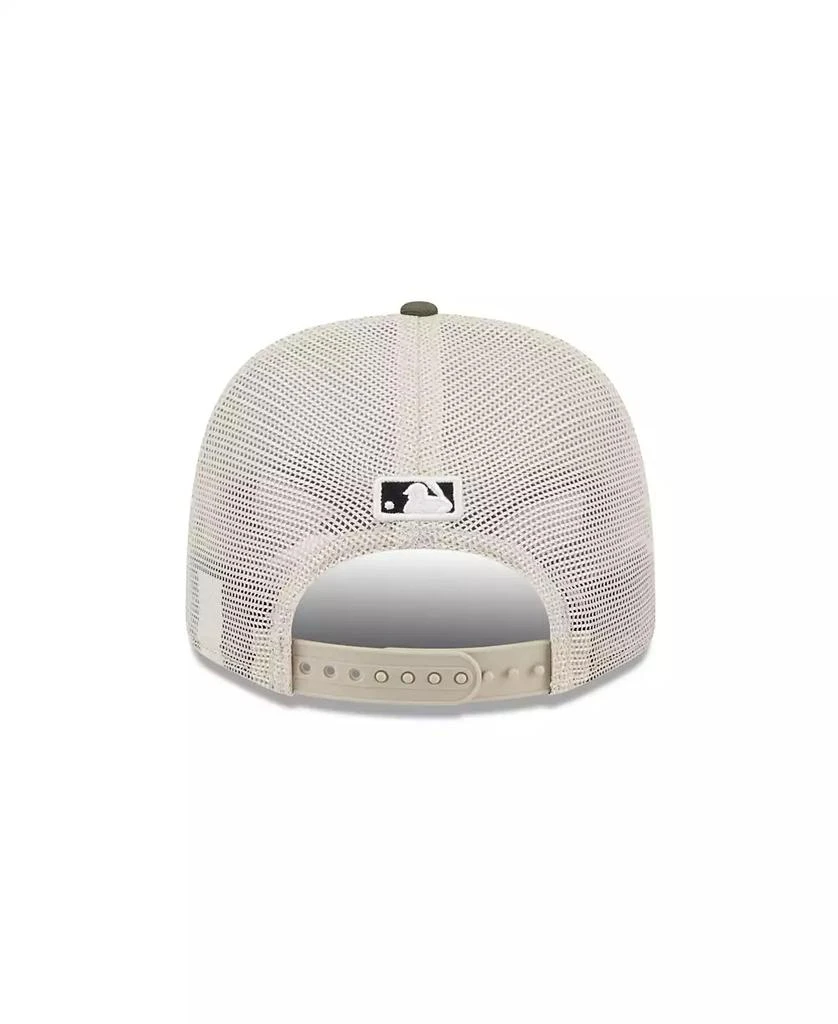 New Era Men's Light Beige/Olive Miami Marlins 2025 Armed Forces Day 9SEVENTY Adjustable Hat 5