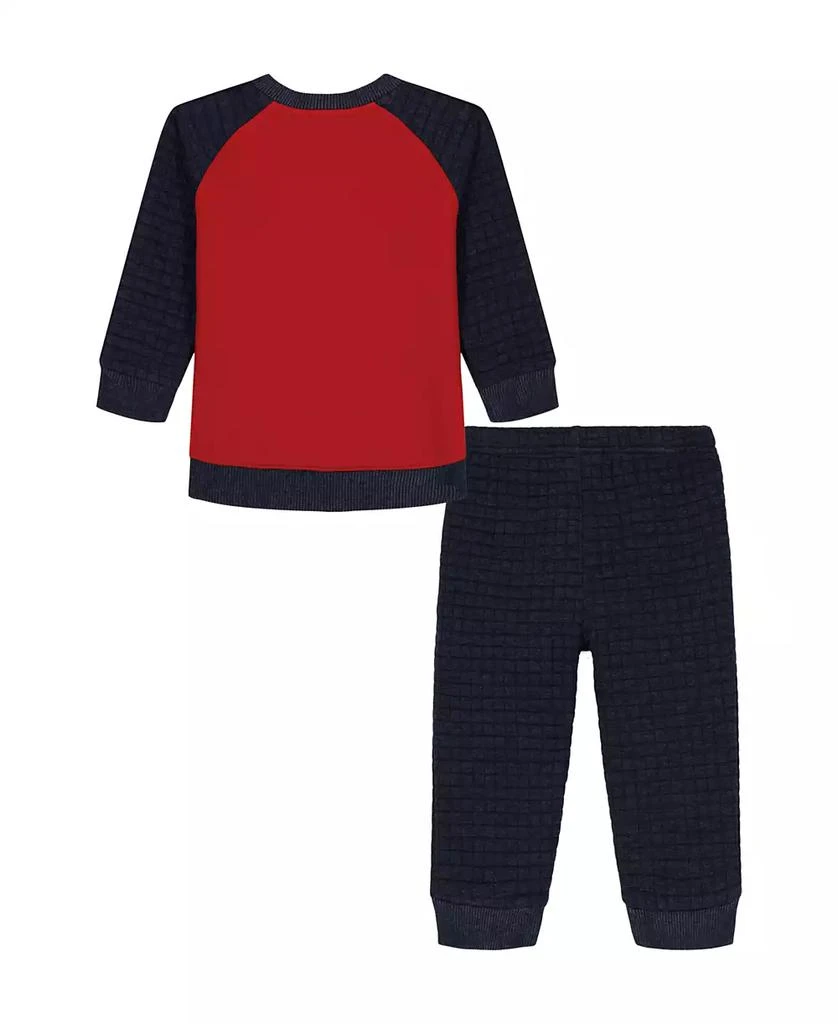 Tommy Hilfiger Baby Boys
 Quilted Crewneck Sweatshirt and Jogger Pants, 2-Piece Set 2