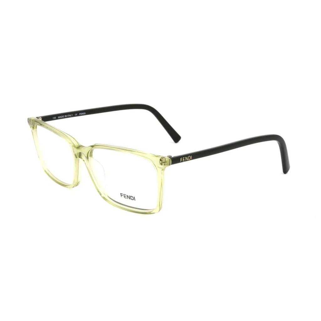Fendi Fendi Men's Green Rectangular Opticals 1