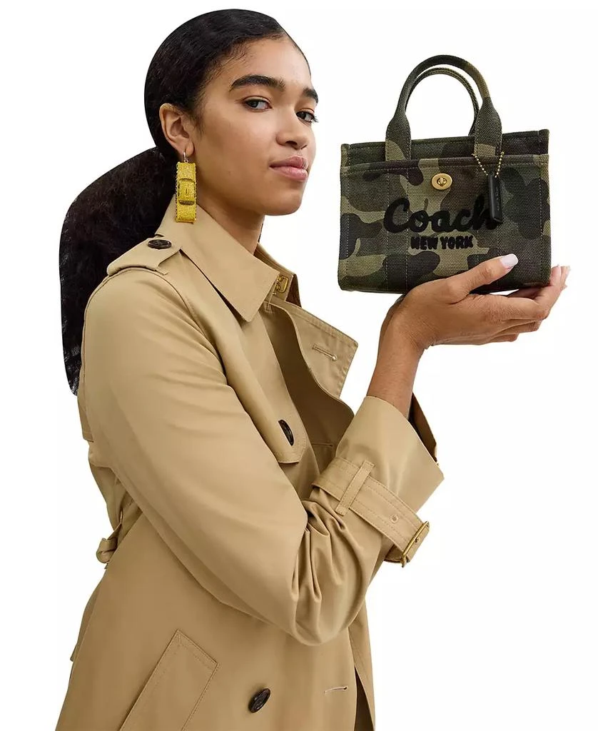 Coach Camo Print Canvas Small Cargo Tote 20 1