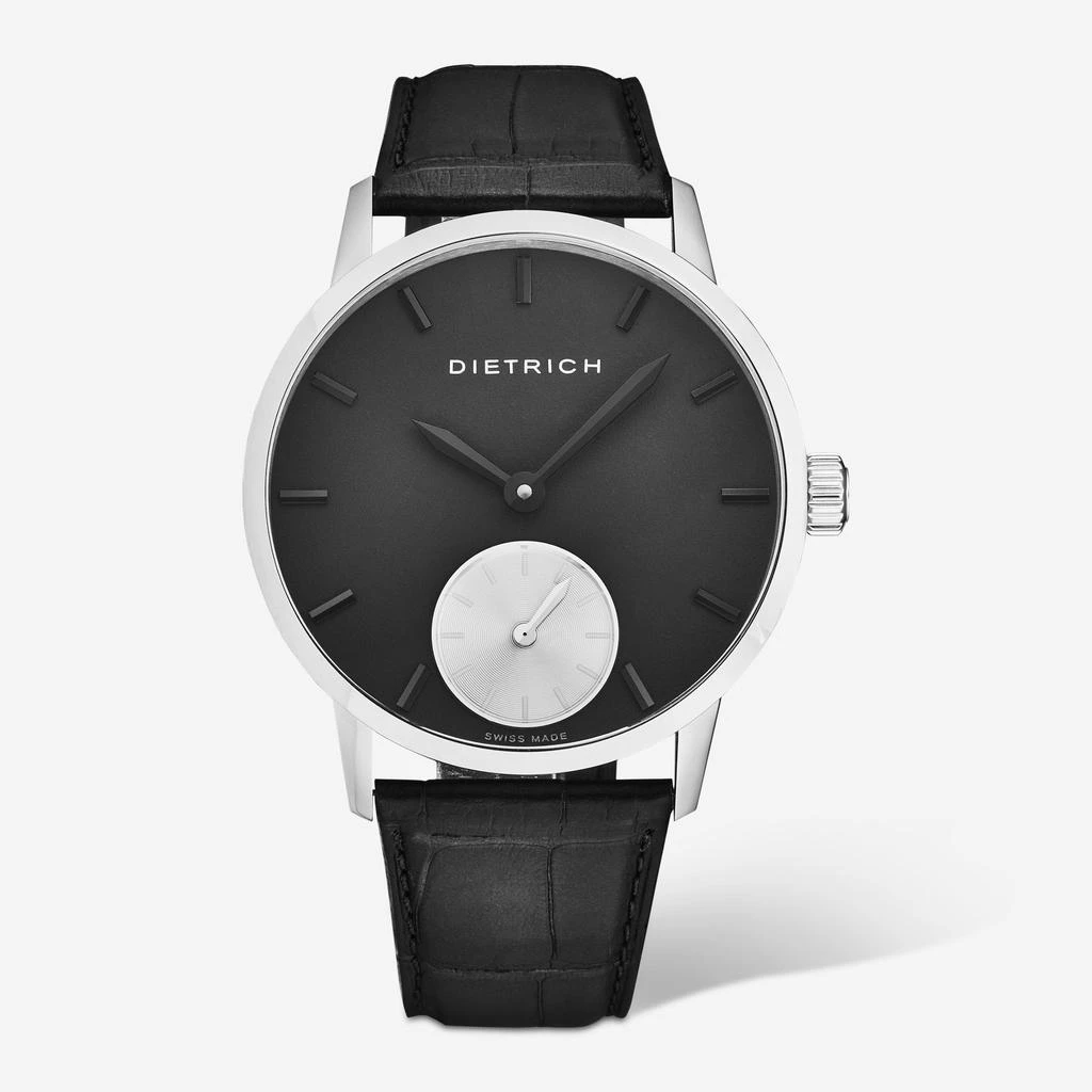 Dietrich Dietrich 'Night' Stainless Steel Men's Manual Wind Watch NB.BLK 1