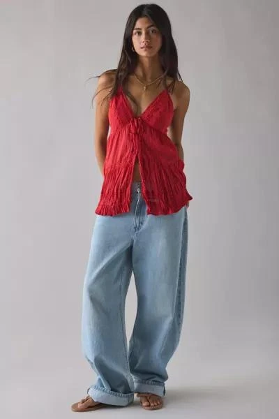 Kimchi Blue Kimchi Blue Tara Embroidered Cotton Babydoll Cami 3