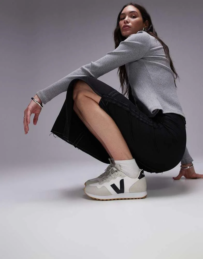 Veja VEJA SDU rec trainer in white black natural alveomesh 1