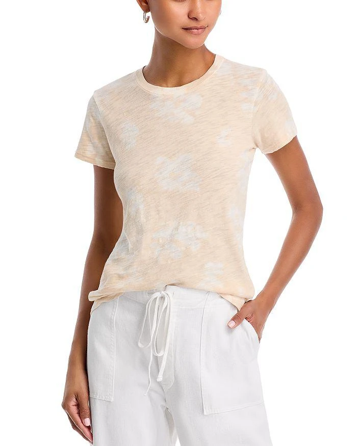 ATM Anthony Thomas Melillo Anthony Thomas Melillo Slub Jersey Schoolboy Cloud Wash Crewneck Ringer Tee 1