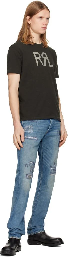 RRL Black RRL Ranch Logo T-shirt 4