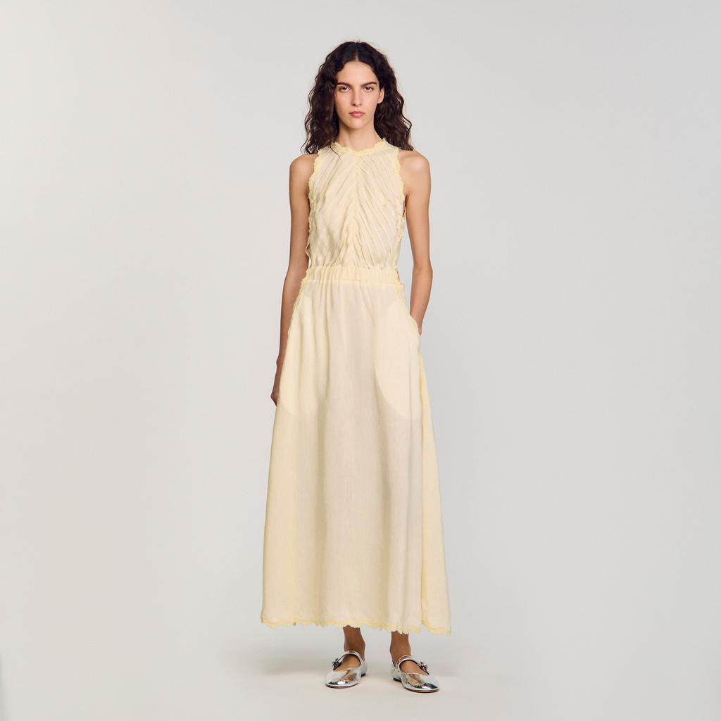 Sandro Maxi dress with lace details