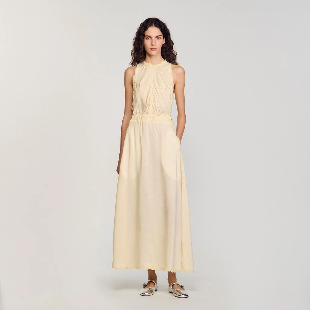 Sandro Maxi dress with lace details 1