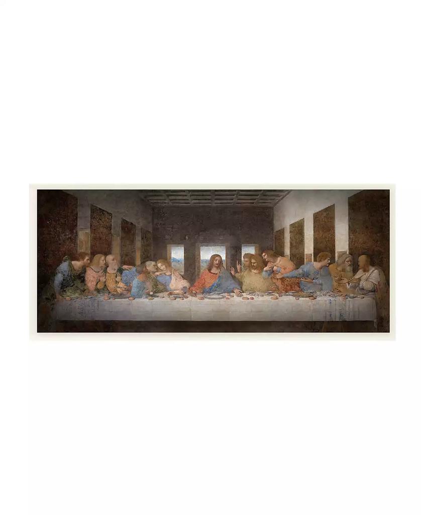 Stupell Industries Da Vinci The Last Supper Religious Classical Painting Wall Plaque Art, 7" x 17"