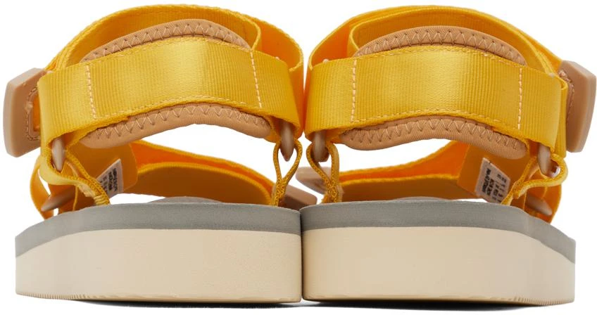 Suicoke Yellow & Beige DEPA-Cab Sandals 2