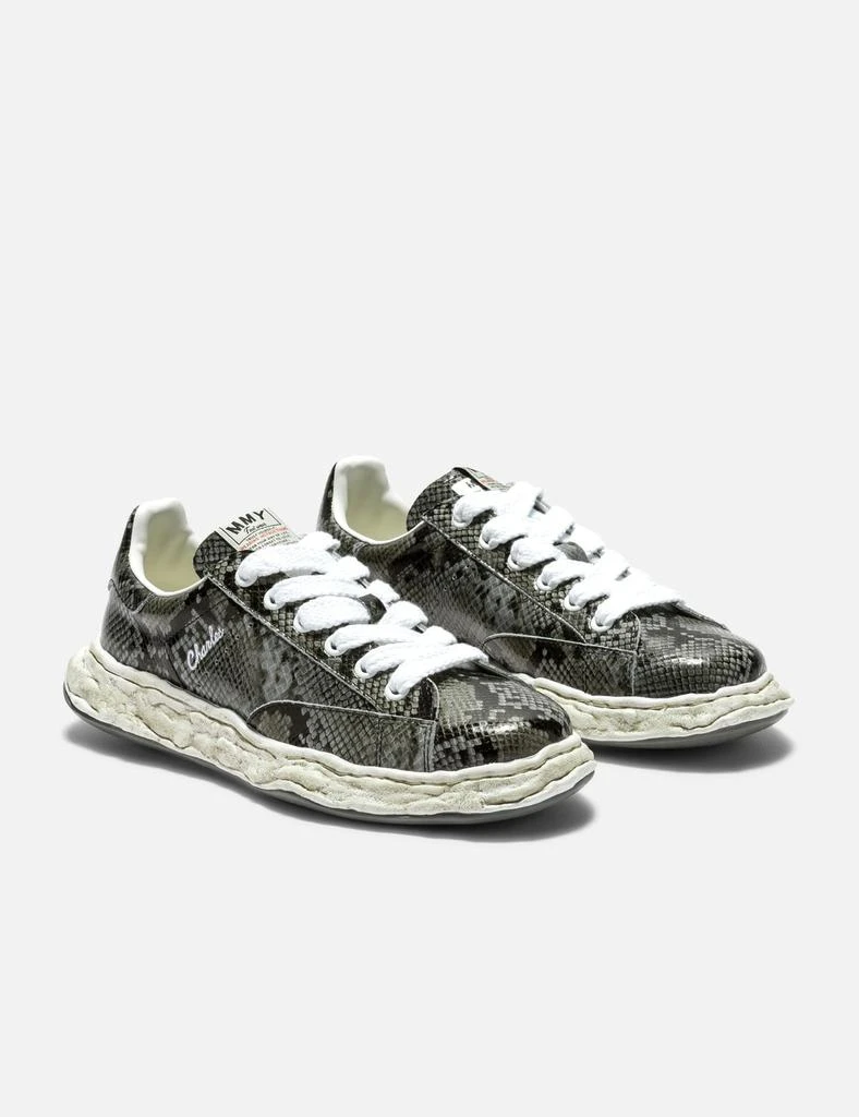 Maison MIHARA YASUHIRO "CHARLES" OG Sole Python Printed Leather Low-top Sneaker 4
