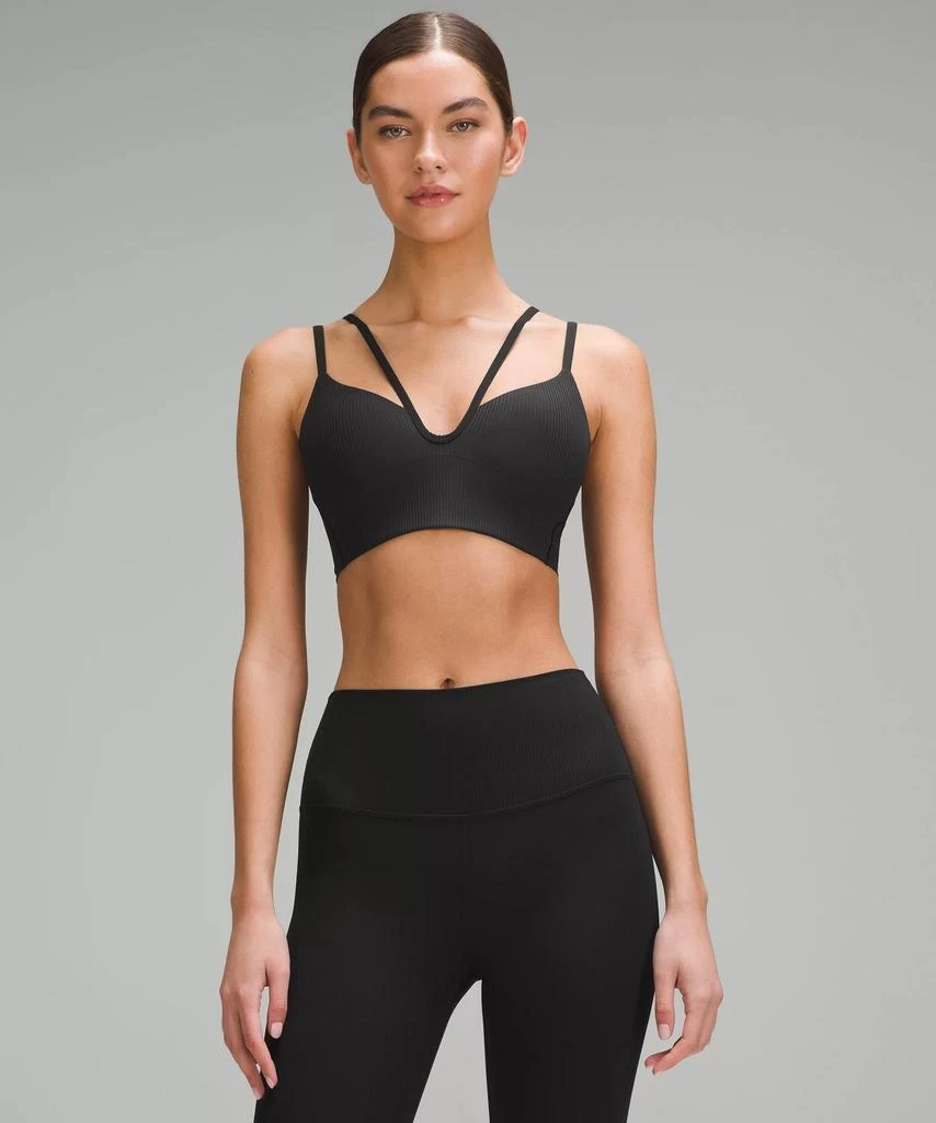 lululemon Like a Cloud Strappy Longline Ribbed Bra *Light Support, B/C Cup 1