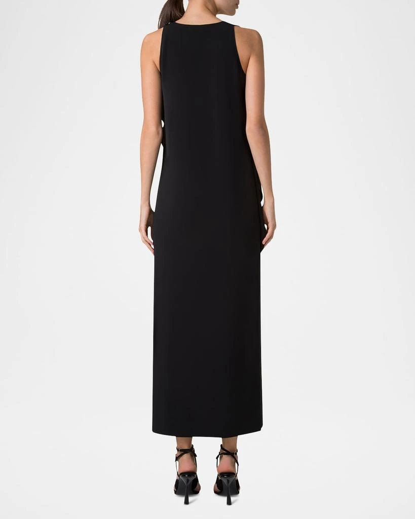 Akris Lasercut Off-Shoulder Drape Midi Dress 3