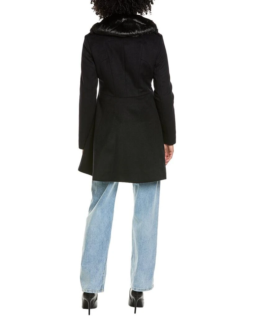 Via Spiga Double-Breasted Wool-Blend Coat 2