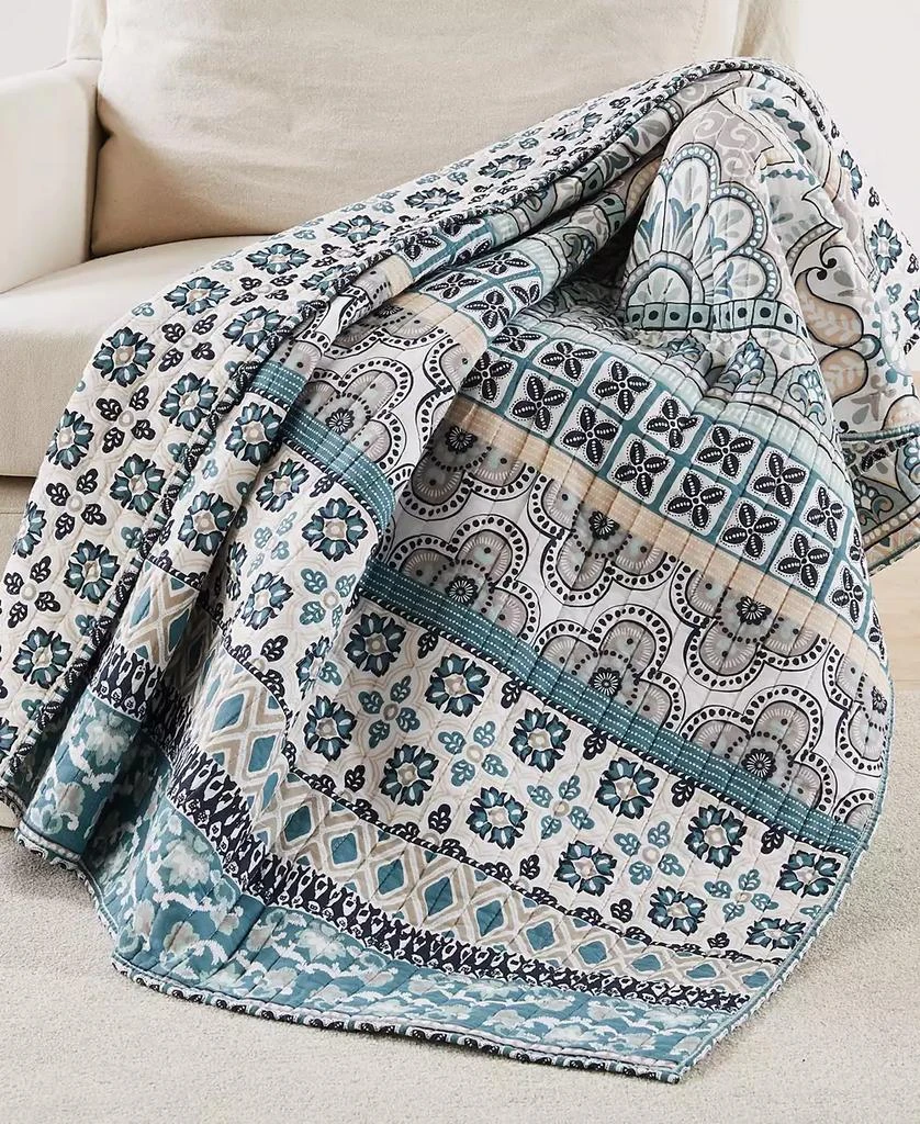 Levtex Addie Mediterranean Medallion Quilted Throw, 50" x 60" 1