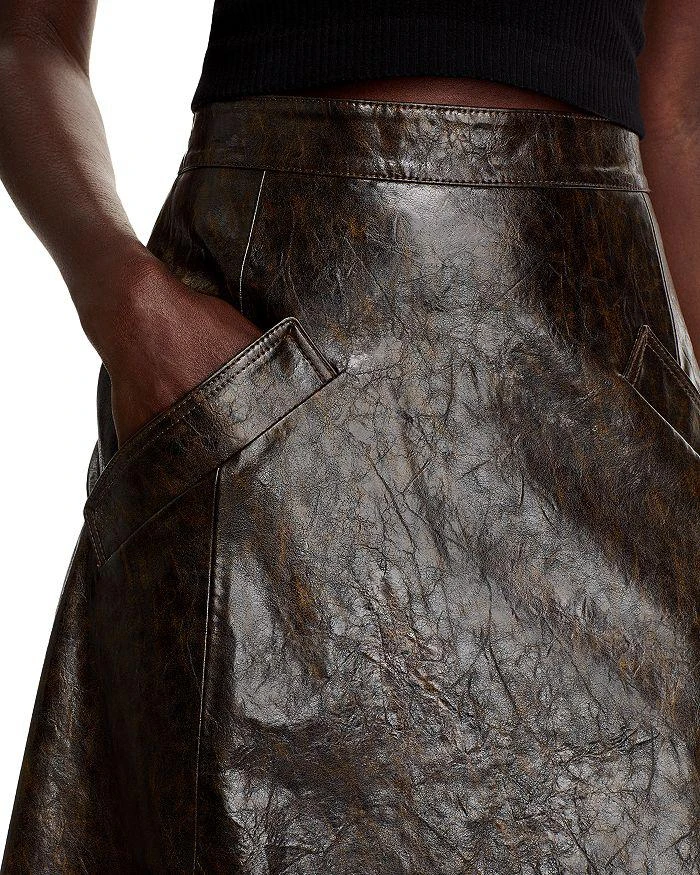 Kobi Halperin Zadie Faux Leather Skirt 6
