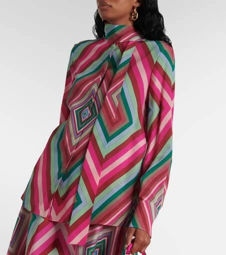 Valentino Tie-neck silk crêpe de chine shirt 4