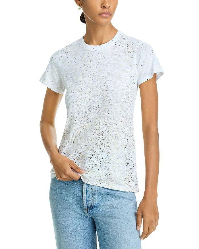 ATM Anthony Thomas Melillo Anthony Thomas Melillo Metallic Slub Jersey Tee 7