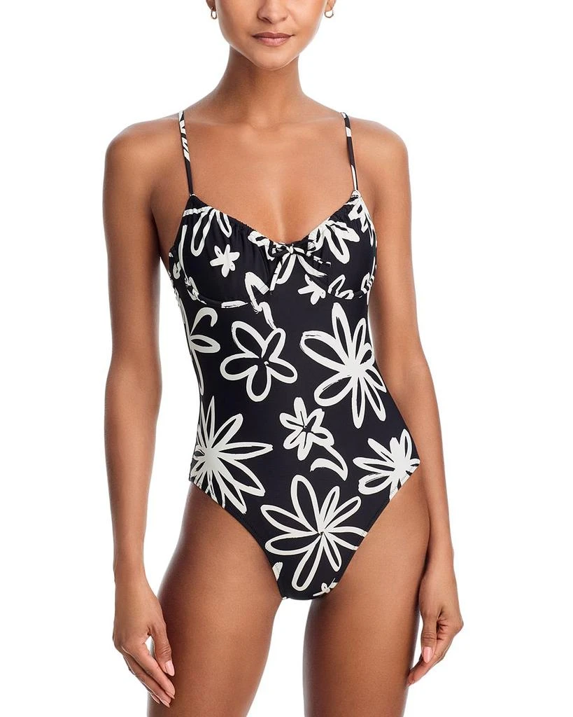 Solid & Striped The Malika Floral Print Swimsuit 1