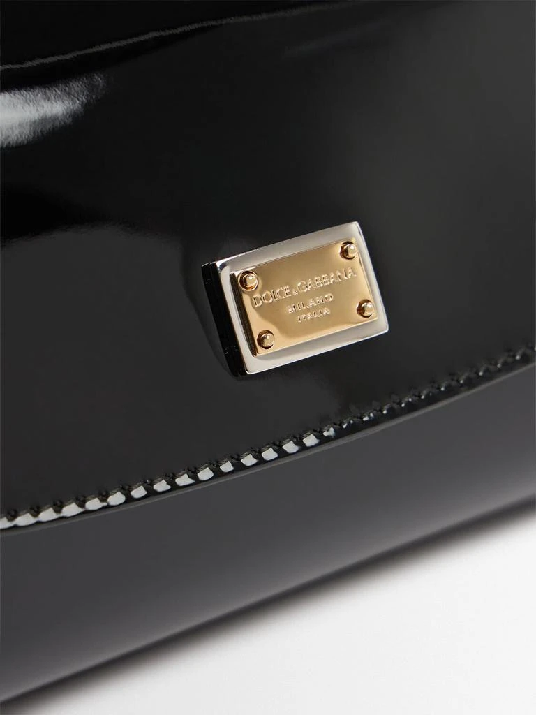Dolce & Gabbana Sicily Patent Leather Shoulder Bag 2