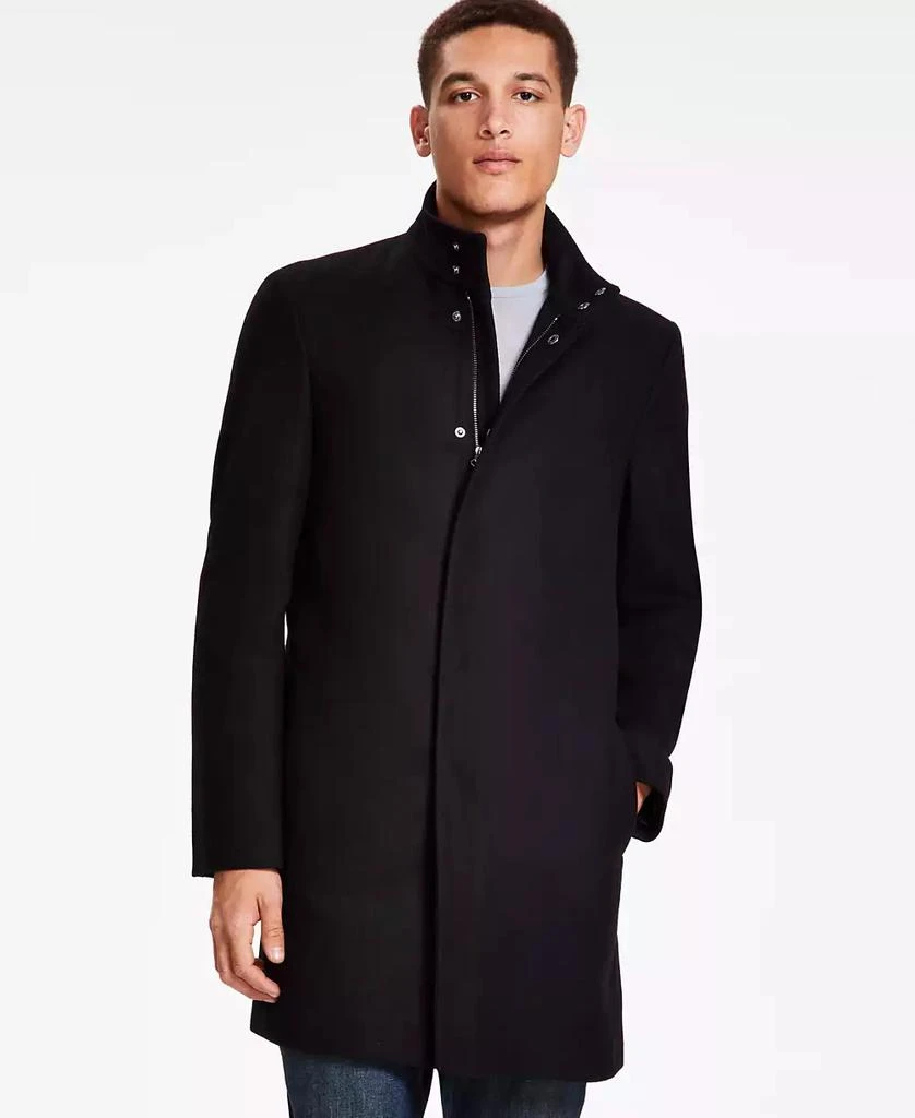 Calvin Klein Men's Mayden Slim-Fit Wool Blend Overcoat 4