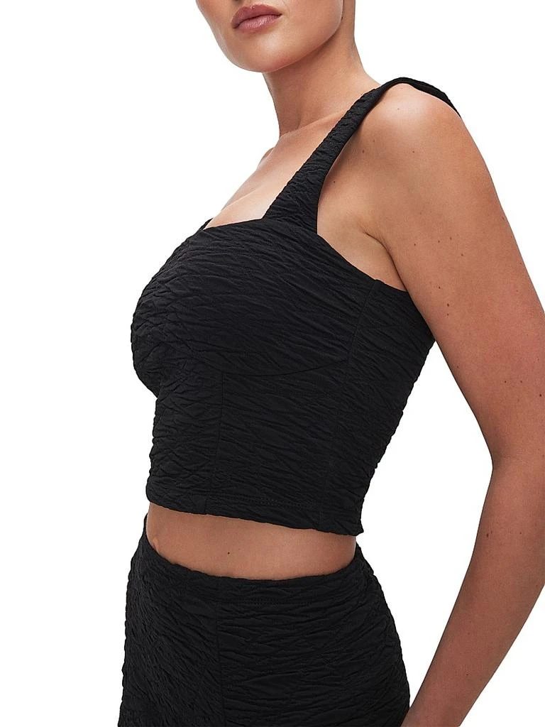 Good American Wide Scrunchie Crop Top 7