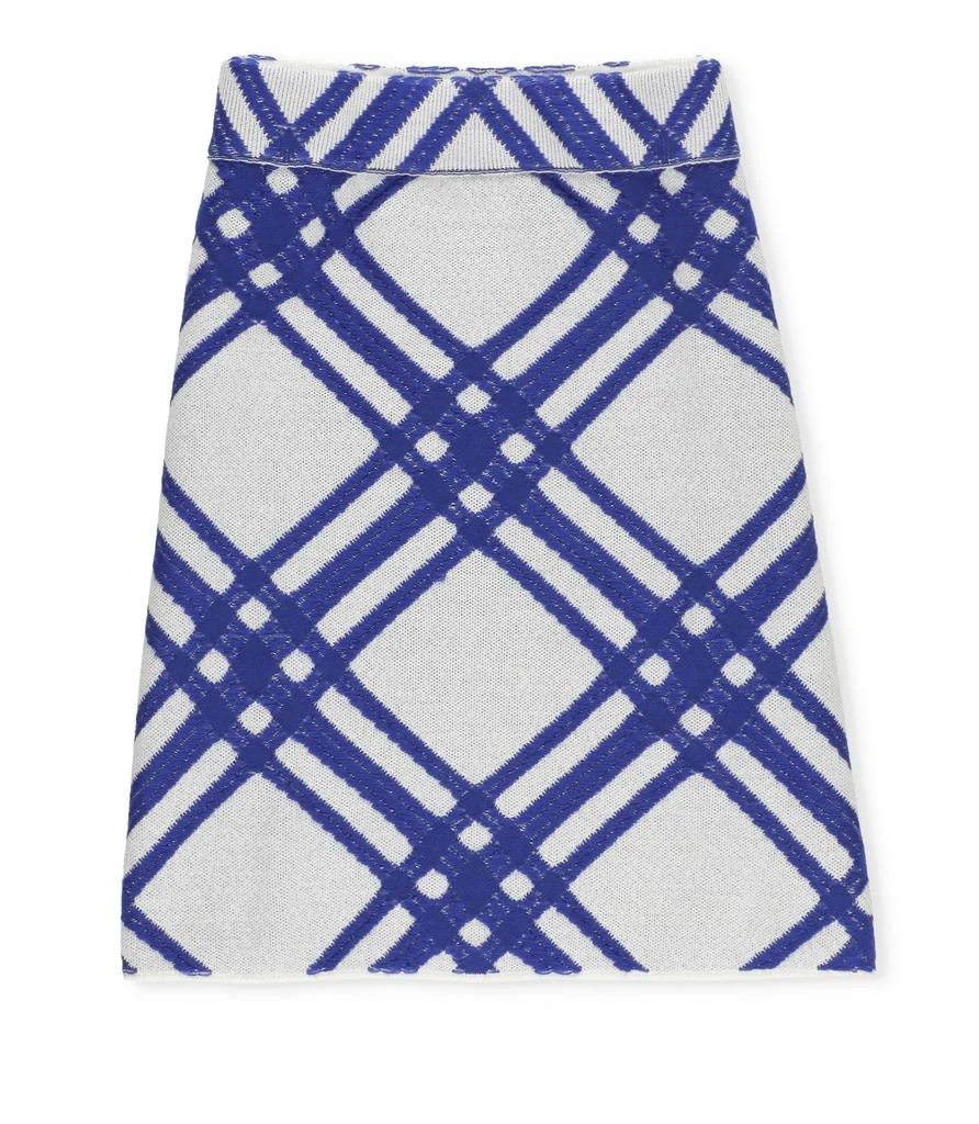 Burberry Burberry Kids Checked High-Waist Skirt 1