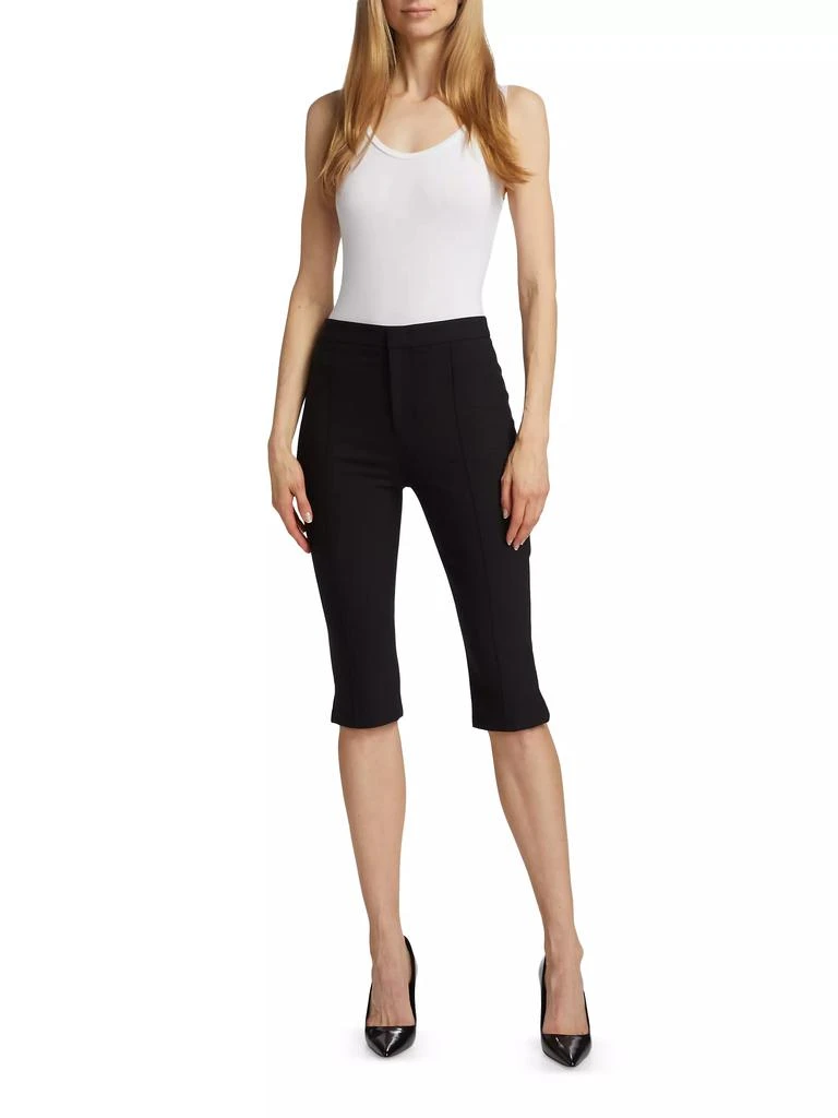 Vince Crepe Pintuck Slim-Fit Capri Pants 2