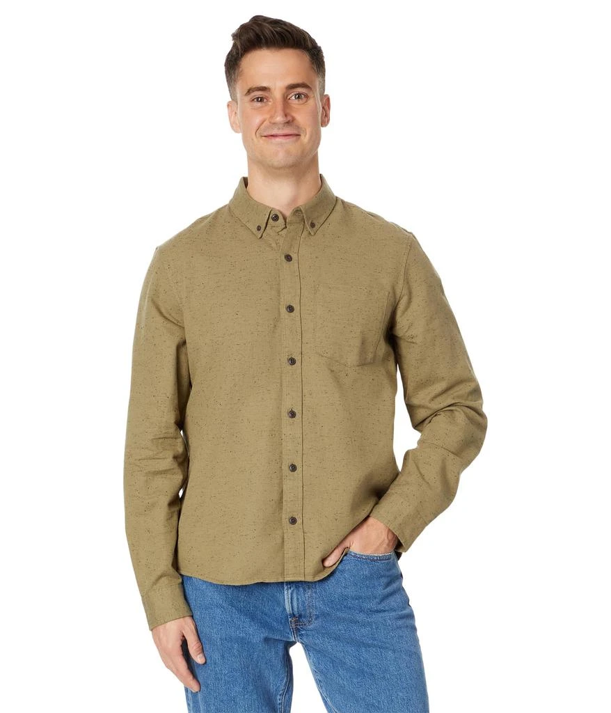 L.L.BEAN Signature Donegal Woven Long Sleeve Shirt 1