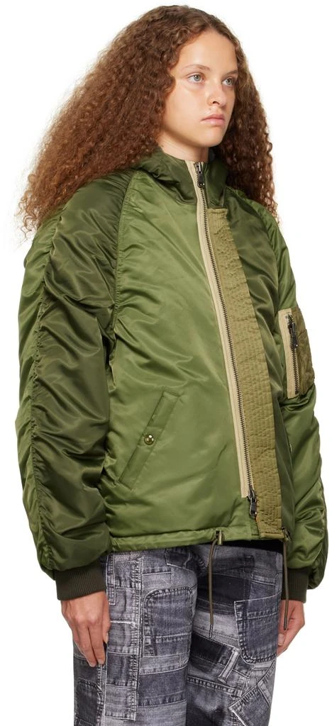 ANDERSSON BELL Khaki N2B Bomber Jacket 2