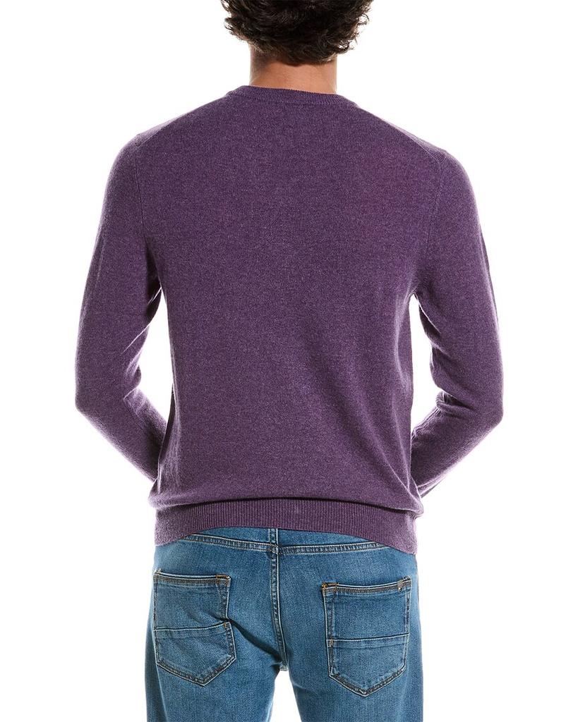 Qi Cashmere Solid Cashmere V-Neck Sweater