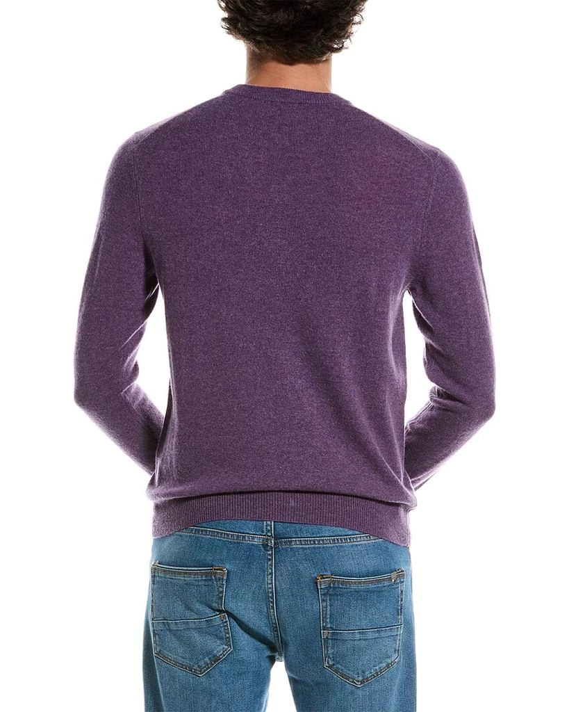 Qi Cashmere Solid Cashmere V-Neck Sweater 2