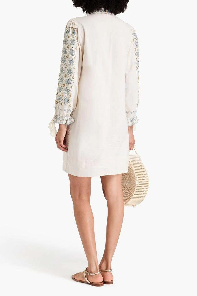 ANTIK BATIK Joana embellished cotton mini dress 3