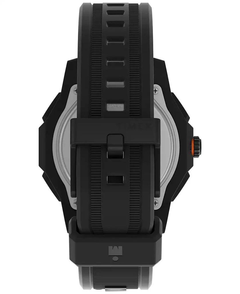 Timex Men's Digital Black Polyurethane Strap Watch, 47mm 3