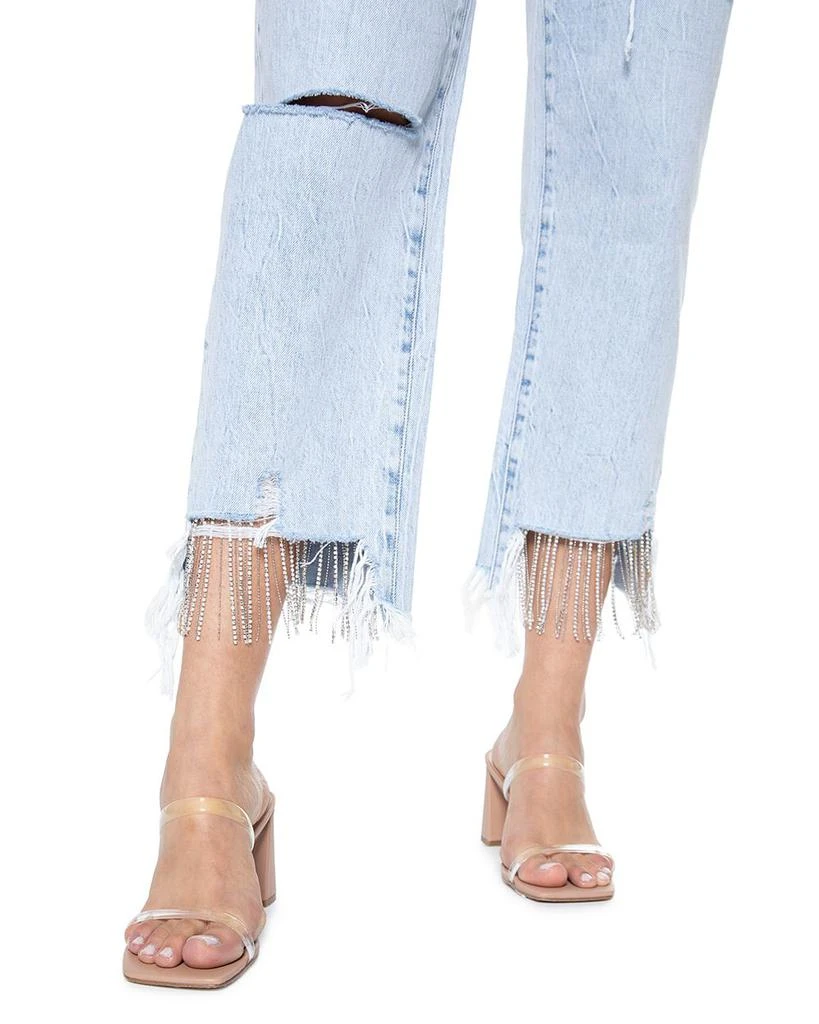 Blue Revival Nash Vegas 90 High Rise Cropped Wide Leg Jeans in Maui 3