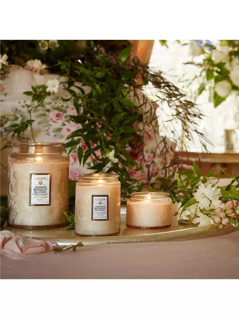 Voluspa Japonica Jasmine Midnight Blooms Lux Candle 4