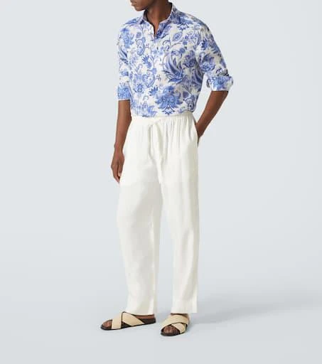 ETRO Roma paisley linen shirt 2