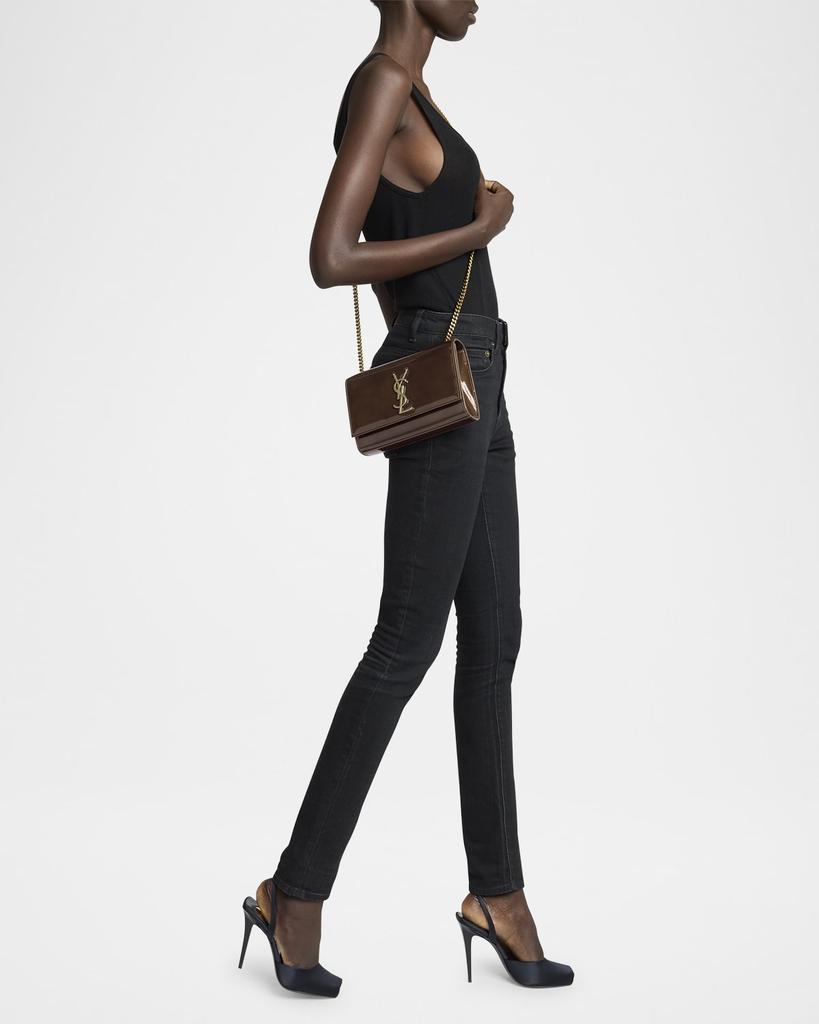 Yves Saint Laurent Kate Small YSL Crossbody Bag in Patent