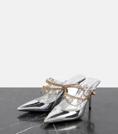 JIMMY CHOO Jean Paul Gaultier Sling Back60 レザー・パンプス Jimmy Choo x Jean Paul Gaultier embellished leather