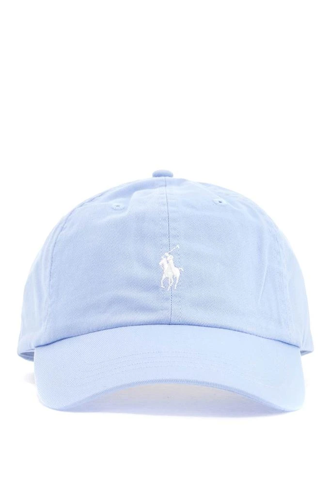 POLO RALPH LAUREN adjustable wide brim cotton cap office blue for women 1