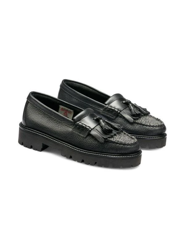 G.H. Bass Esther Kiltie Harris Leather Tassel Loafers 4