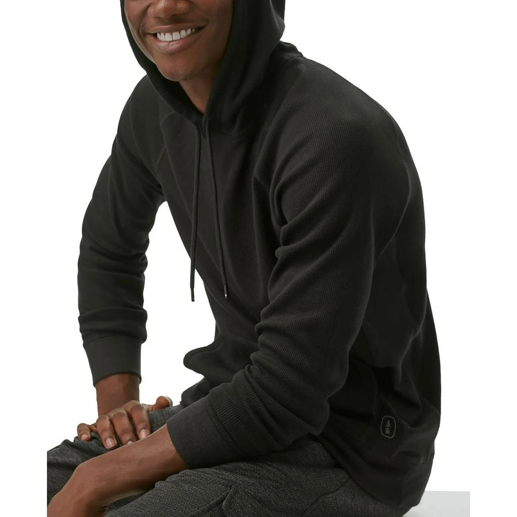 BASS OUTDOOR Mens Waffle Knit Pullover Hoodie 1