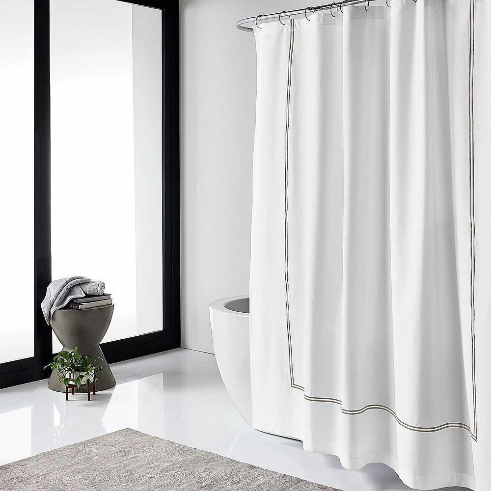 Hudson Italian Percale Shower Curtain - Exclusive 5