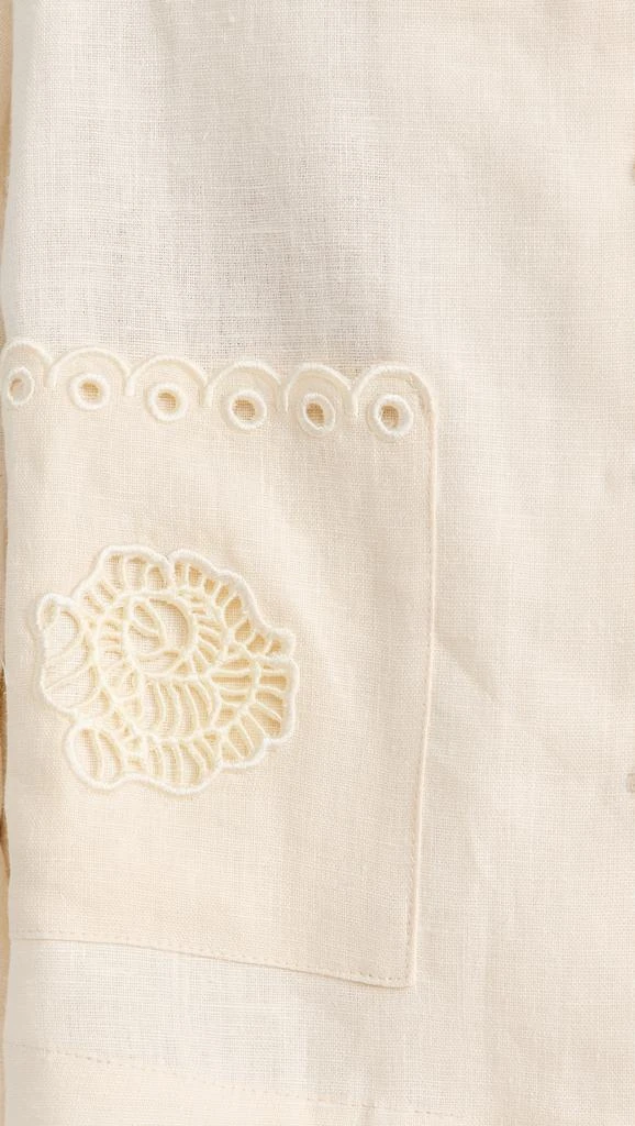 Sleeper Sofia Linen Embroidered Shirt 5