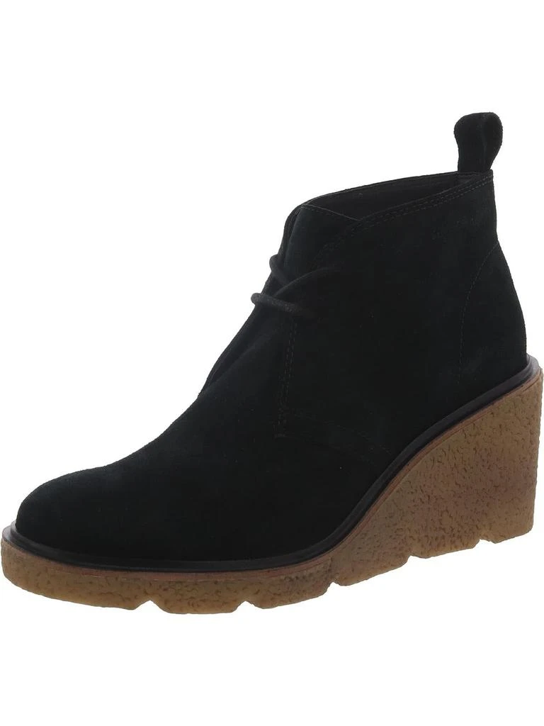 Clarks Clarkford Top Womens Suede Ankle Wedge Boots 1