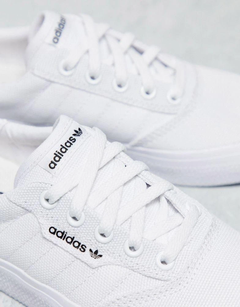 Adidas adidas Originals 3MC trainers in triple white 2